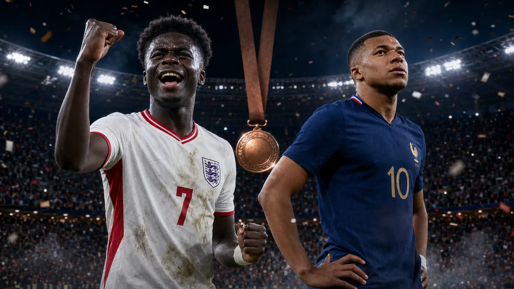 England 6–4 France: Mbappé Makes History