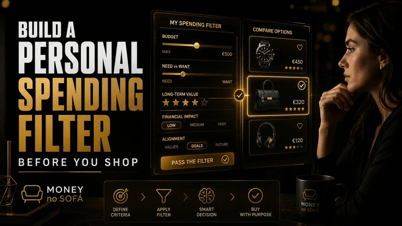 Build a personal spending filter