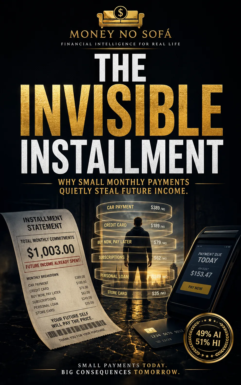 The Invisible Installment — Money no Sofá premium ebook cover