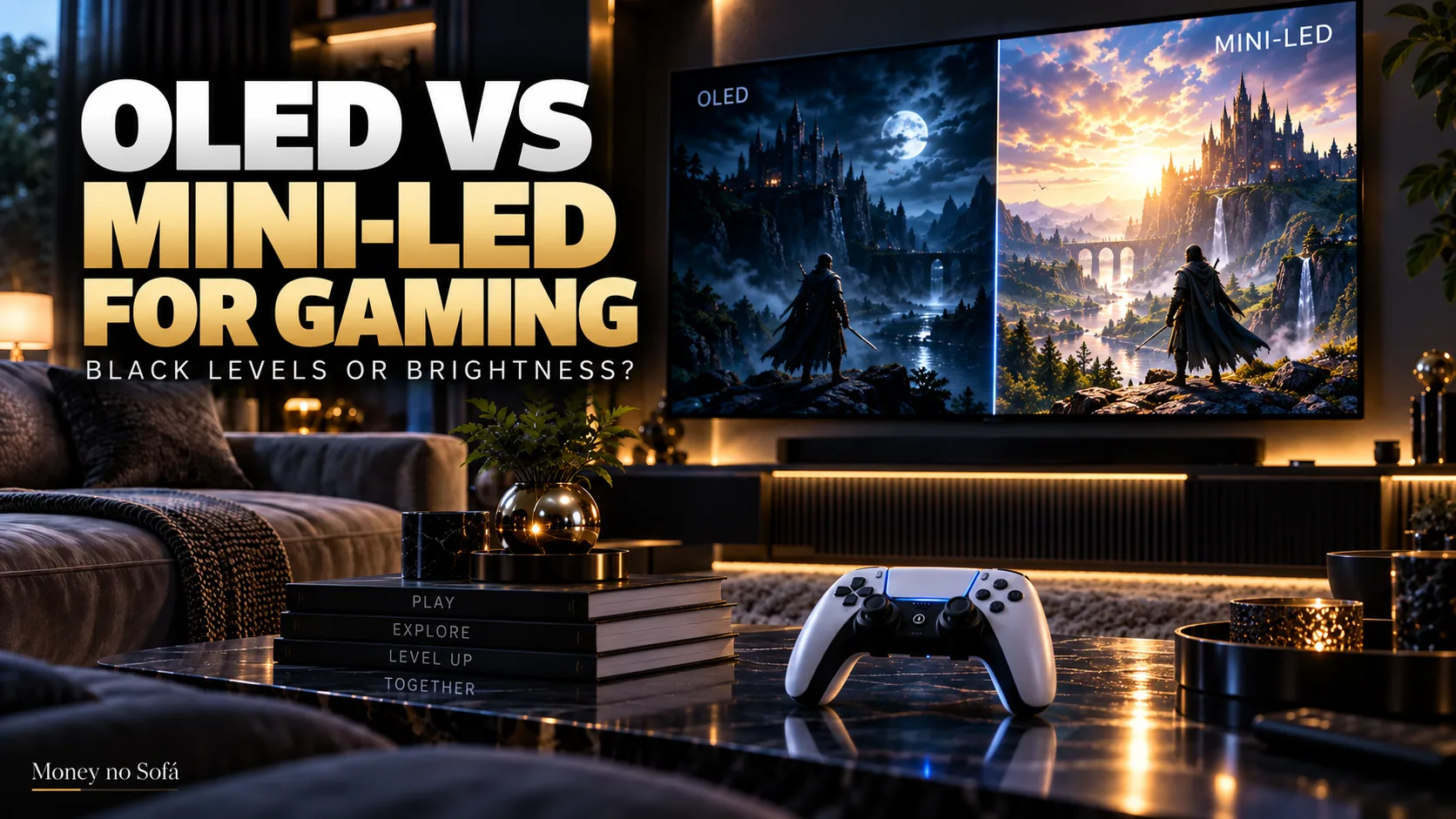 Money no Sofá — oled vs mini led for gaming