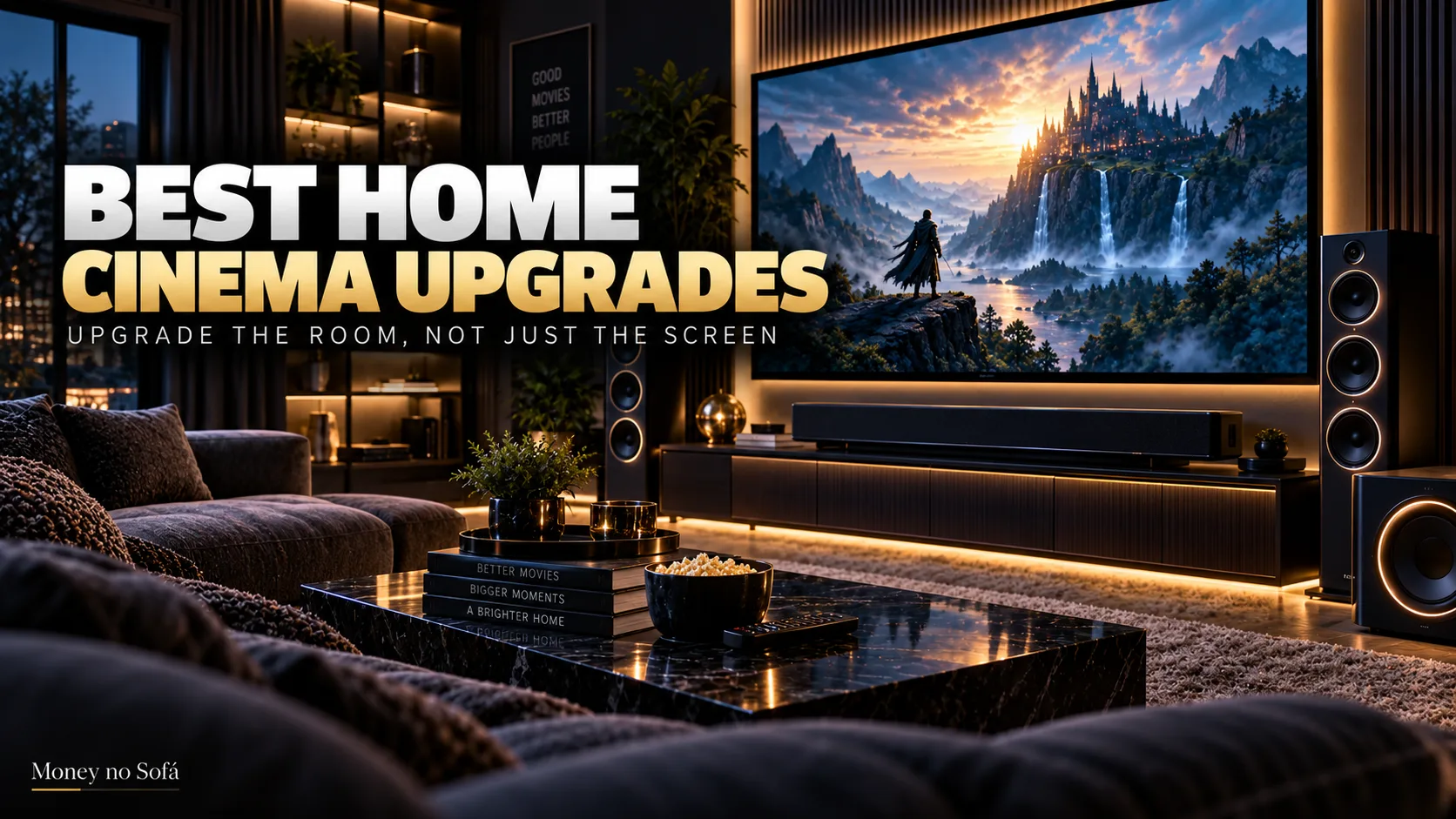 Money no Sofá — best home cinema upgrades